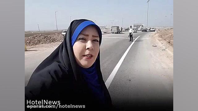 بسته شدن مبادی ورودی شهر آبادا...