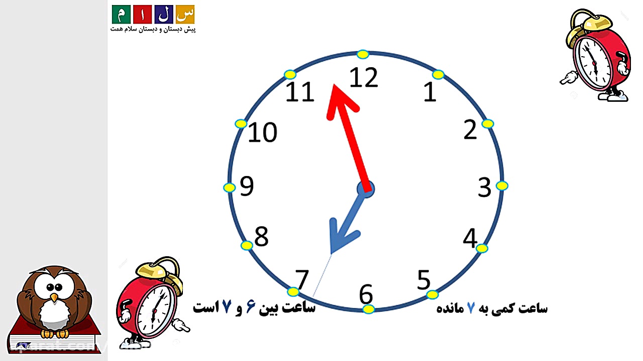 ساعت ریاضی کلاس اول دبستان