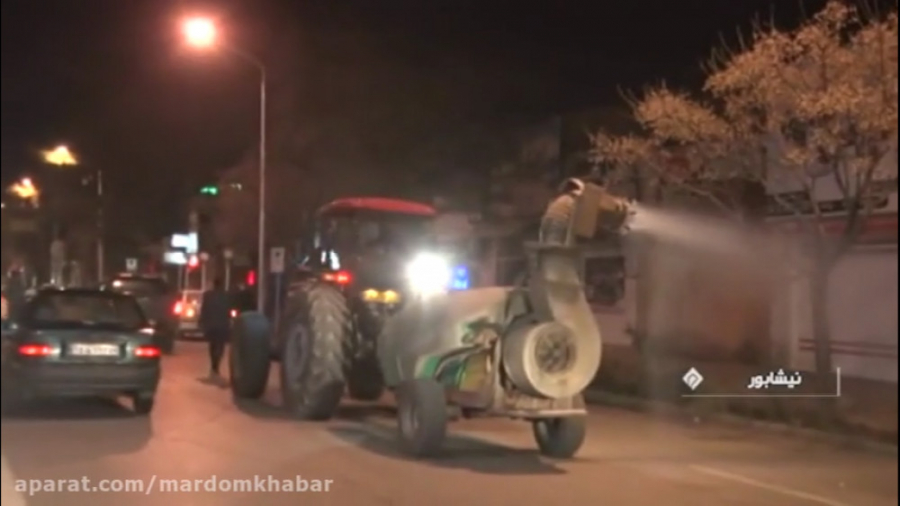 طرح ضدعفونی شهر نیشابور جهت مق...