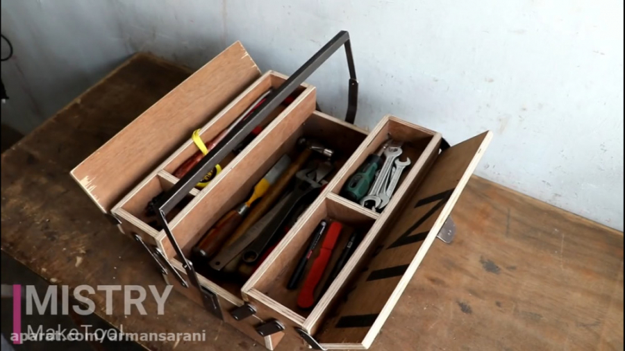 ساخت جعبه ابزار چوبی