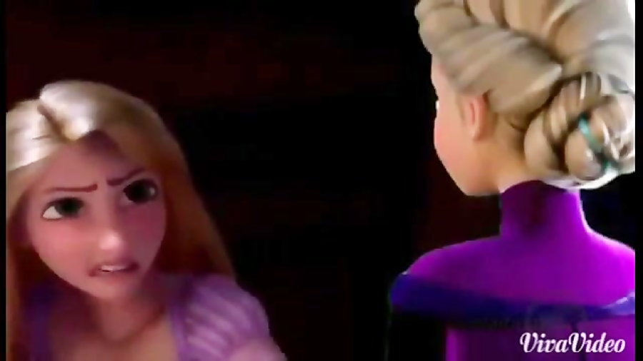 دعوای راپونزل و السا به خاطر ج...