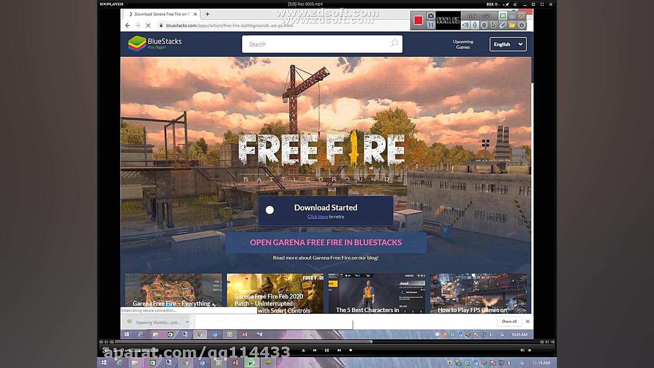 چگونه فری فایر رو روی کامپیوتر...