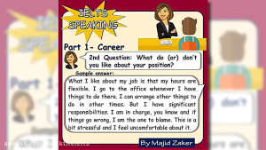 IELTS Speaking  Part 1  Career