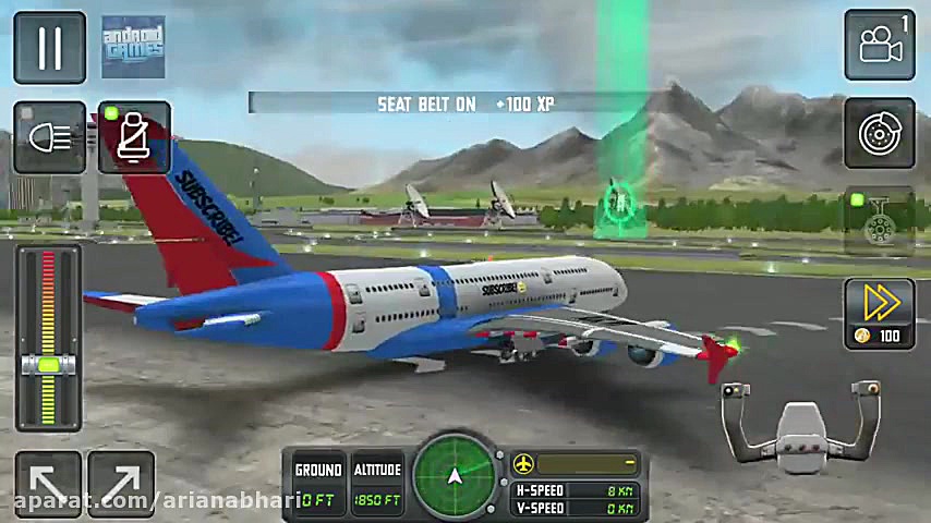 بازی اندرویدی شبیه ساز هواپیما
