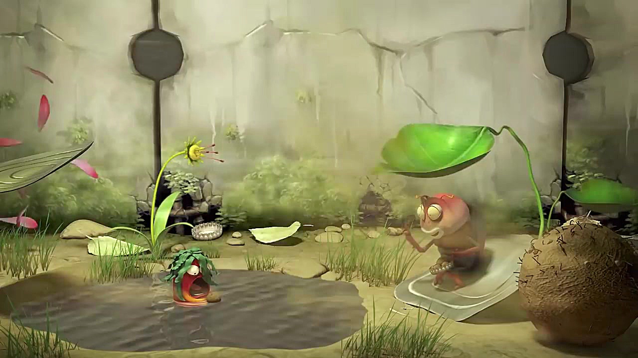 كارتون جذاب لاروا