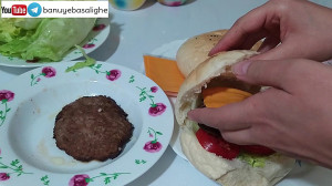 ساده ترین دستور همبرگر خانگی س...