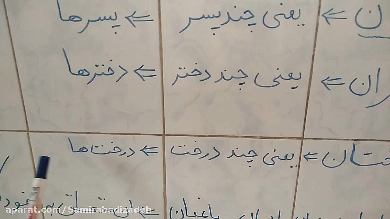 فارسی، دبستان پسرانه امام حسین...