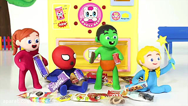 کارتون خمیری با داستان &quot;ک...