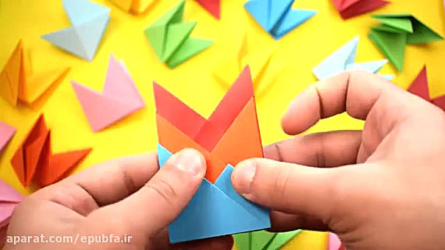 آموزش اوریگامی ساخت &quot;درخت...
