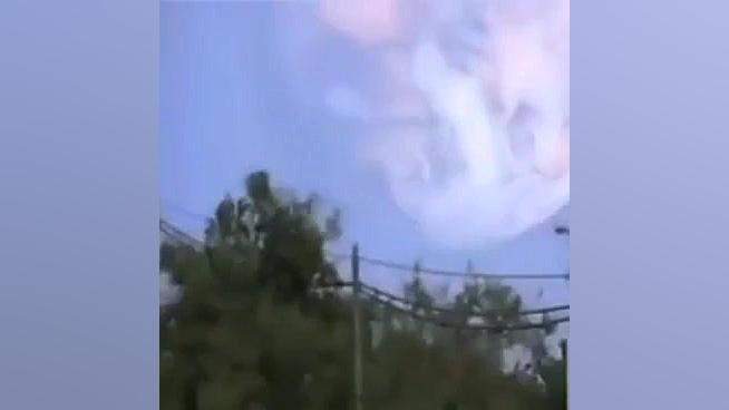 دیده شدن شهاب سنگ در اسمان عرب...