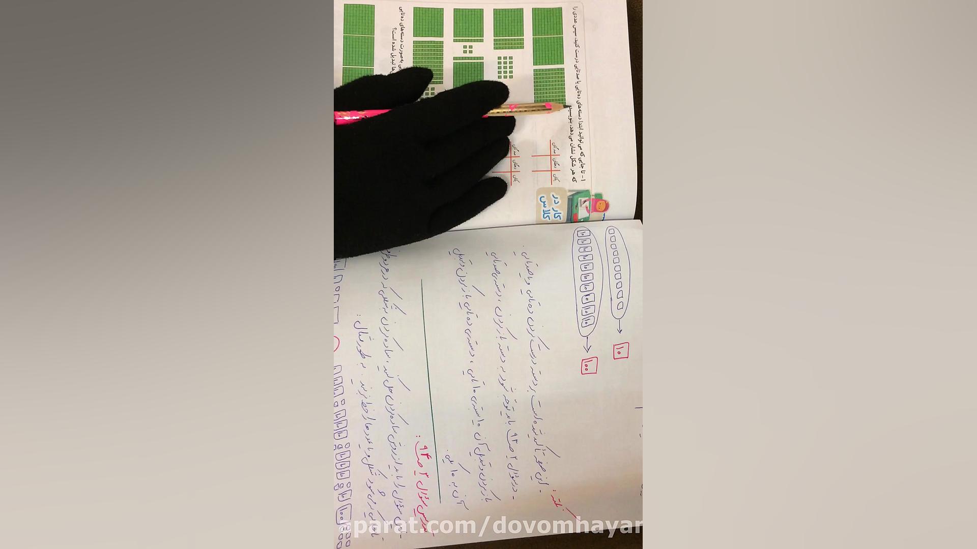 حل تمرینات کتاب ریاضی دوم