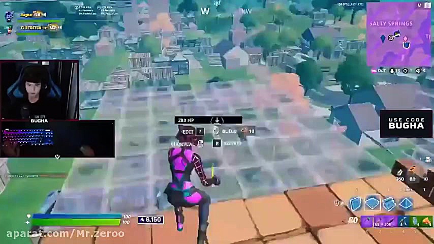 گیم پلی بازی فورتنایت از بوگا....