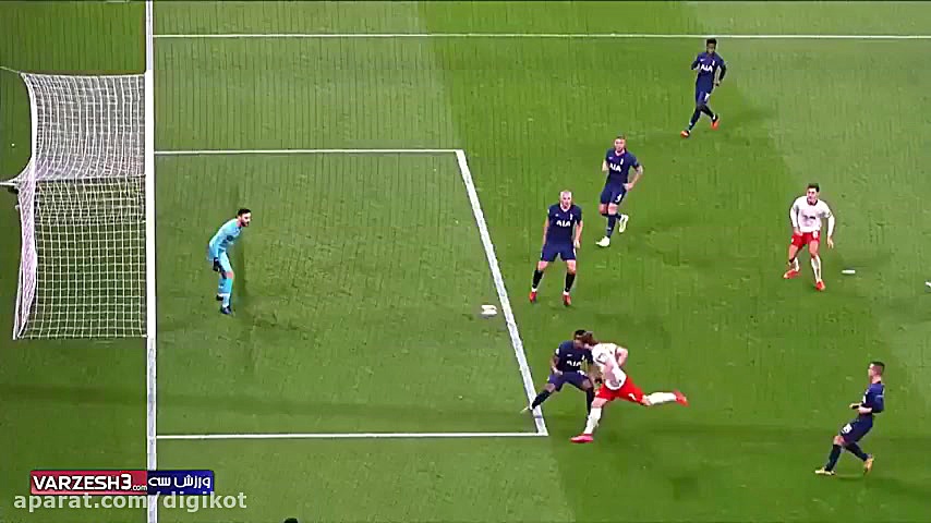 خلاصه بازی لایپزیش 3  0 تاتنها...