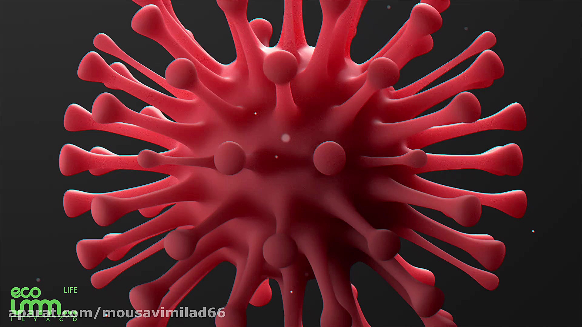 موشن گرافیک ویروس کرونا