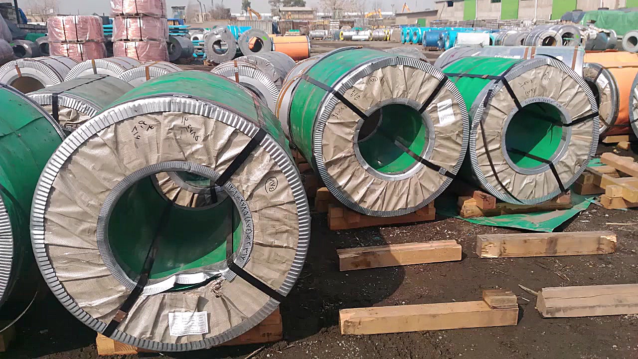 ورود کویل های ورق استیل 316