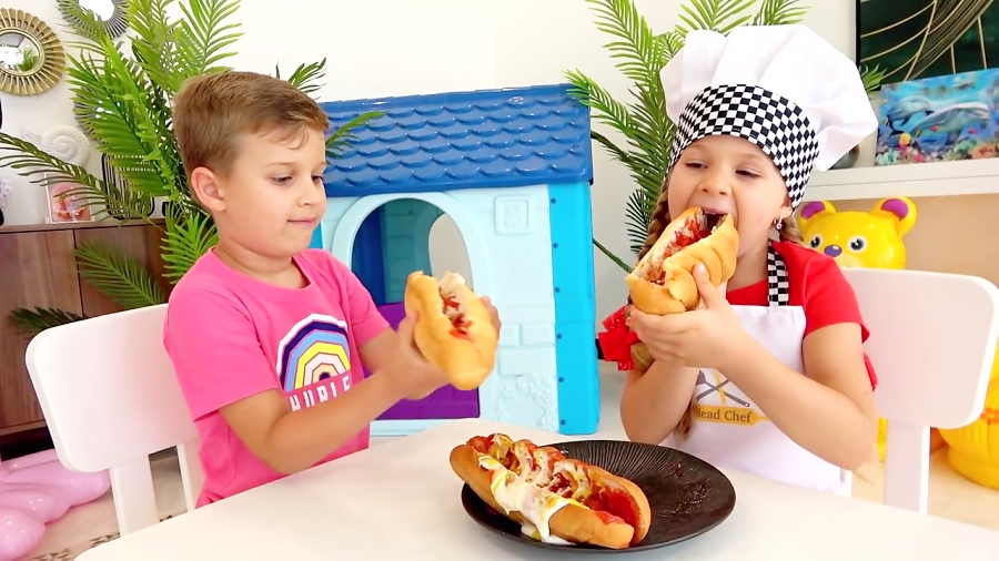 &lrm;آشپزی ديانا با اسباب بازی...