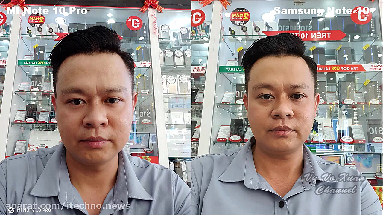 مقایسه سامسونگ note 10 و شیائو...