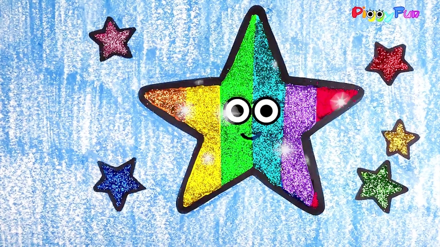 آموزش نقاشی به کودکان  ستاره