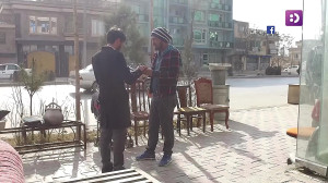 کمره مخفی  امی توپ را پوف کو
