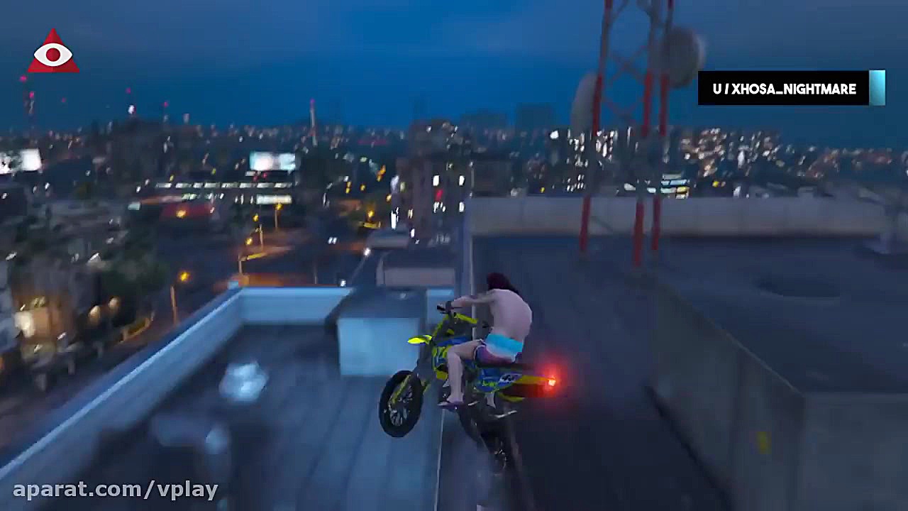 لحظات خنده دار و جذاب بازی GTA...