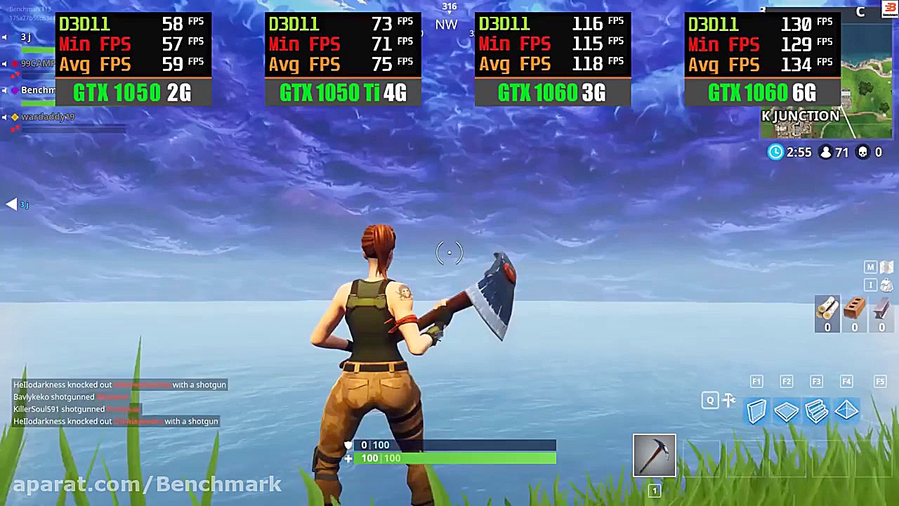 GTX 1050 vs 1050 Ti vs 1060 3G...