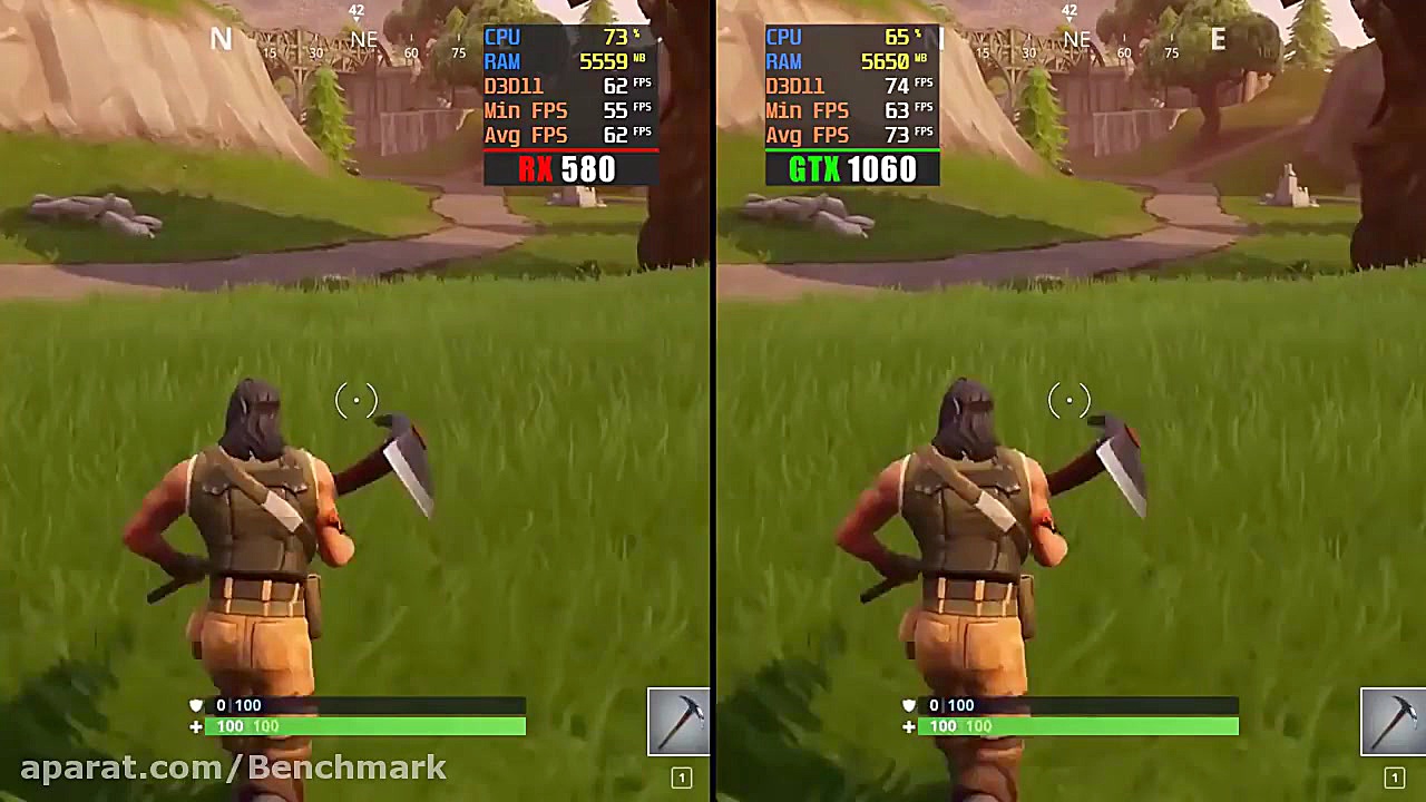 RX 580 8G vs GTX 1060 6G