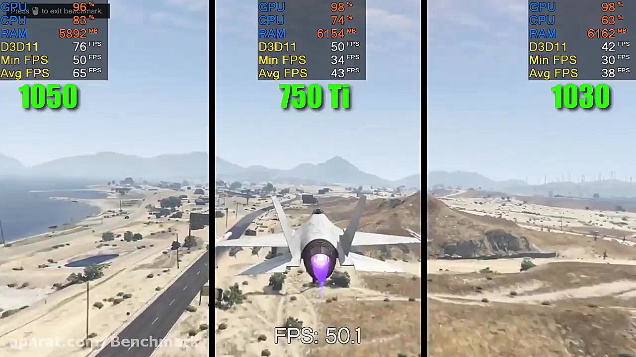 GTX 1050 vs GTX 750 Ti vs GT 1...