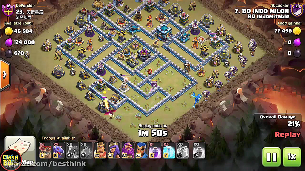 اتک وار کلش اف کلنز سه ستاره ب...