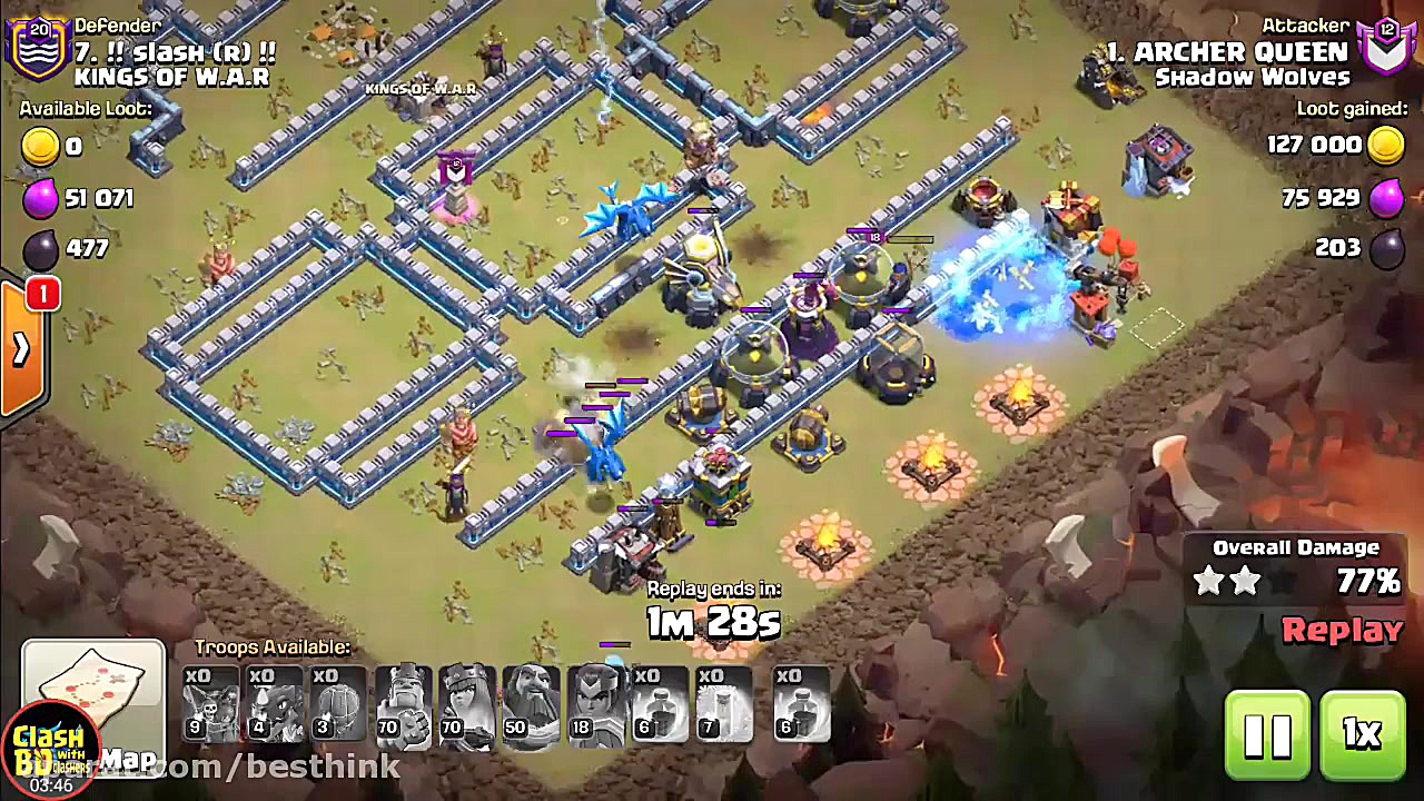 اتک وار 3 ستاره کلش اف کلنز کو...