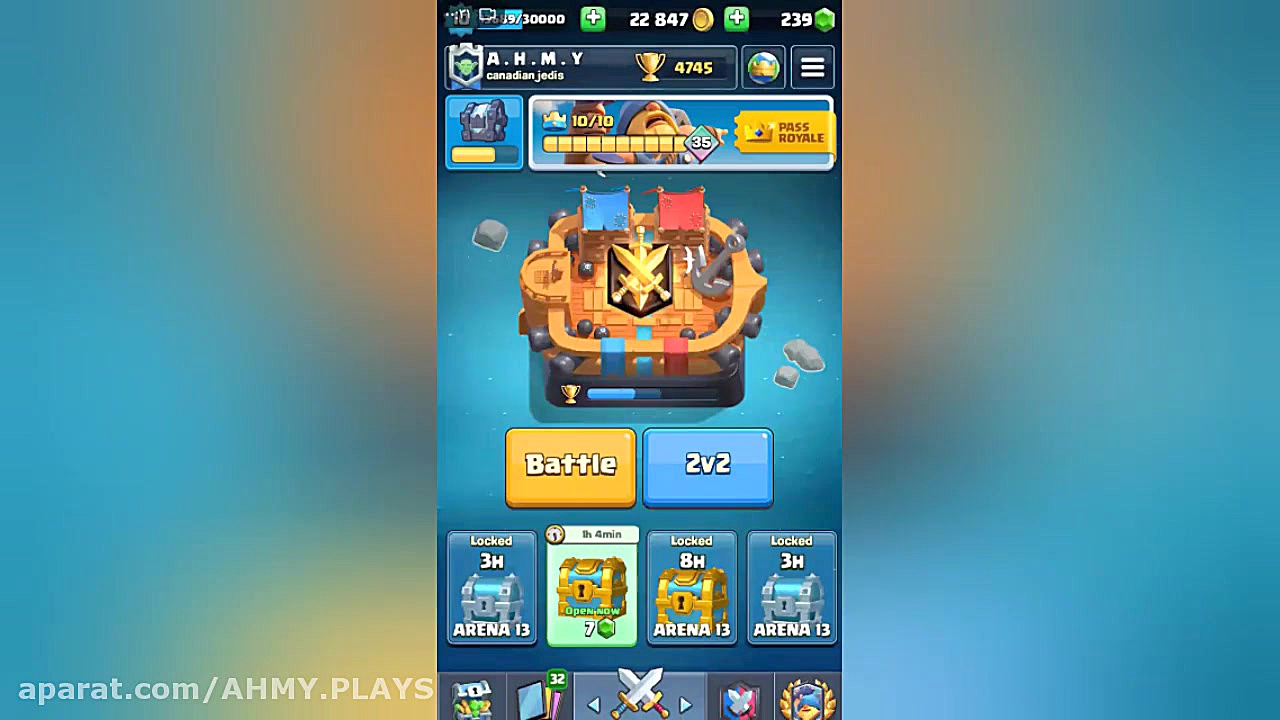 باز کردن صندوق legendry در کلش...