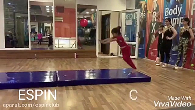 آموزش حرکات ژیمناستیک