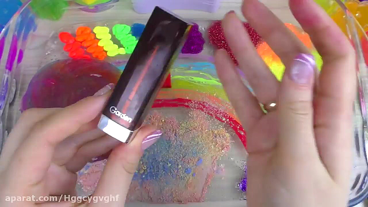 ترکیبی خوشگل اسلایم با تم رنگا...