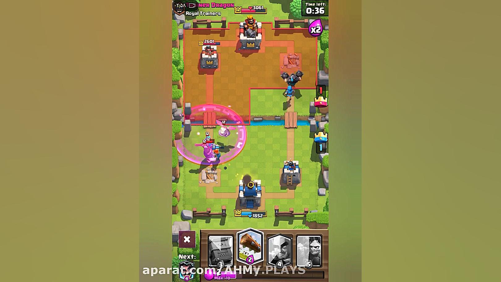 اتک با کارت جدید کلش رویال (ro...