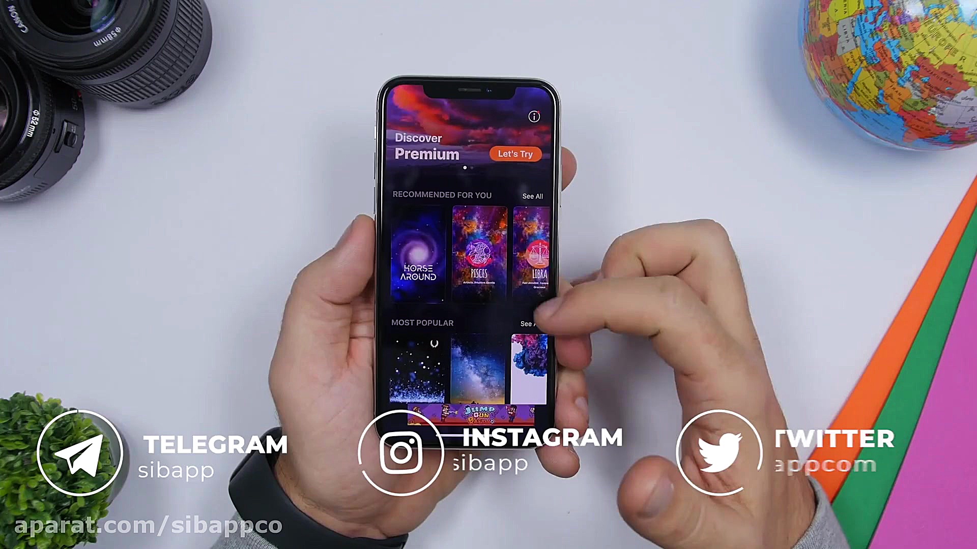 ۱۰ اپ برتر لایو وا‌ل‌پیپیر برا...