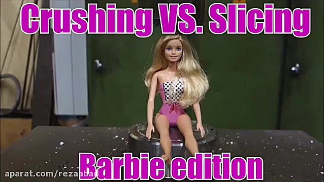 له کردن عروسک با پرس هیدرولیک