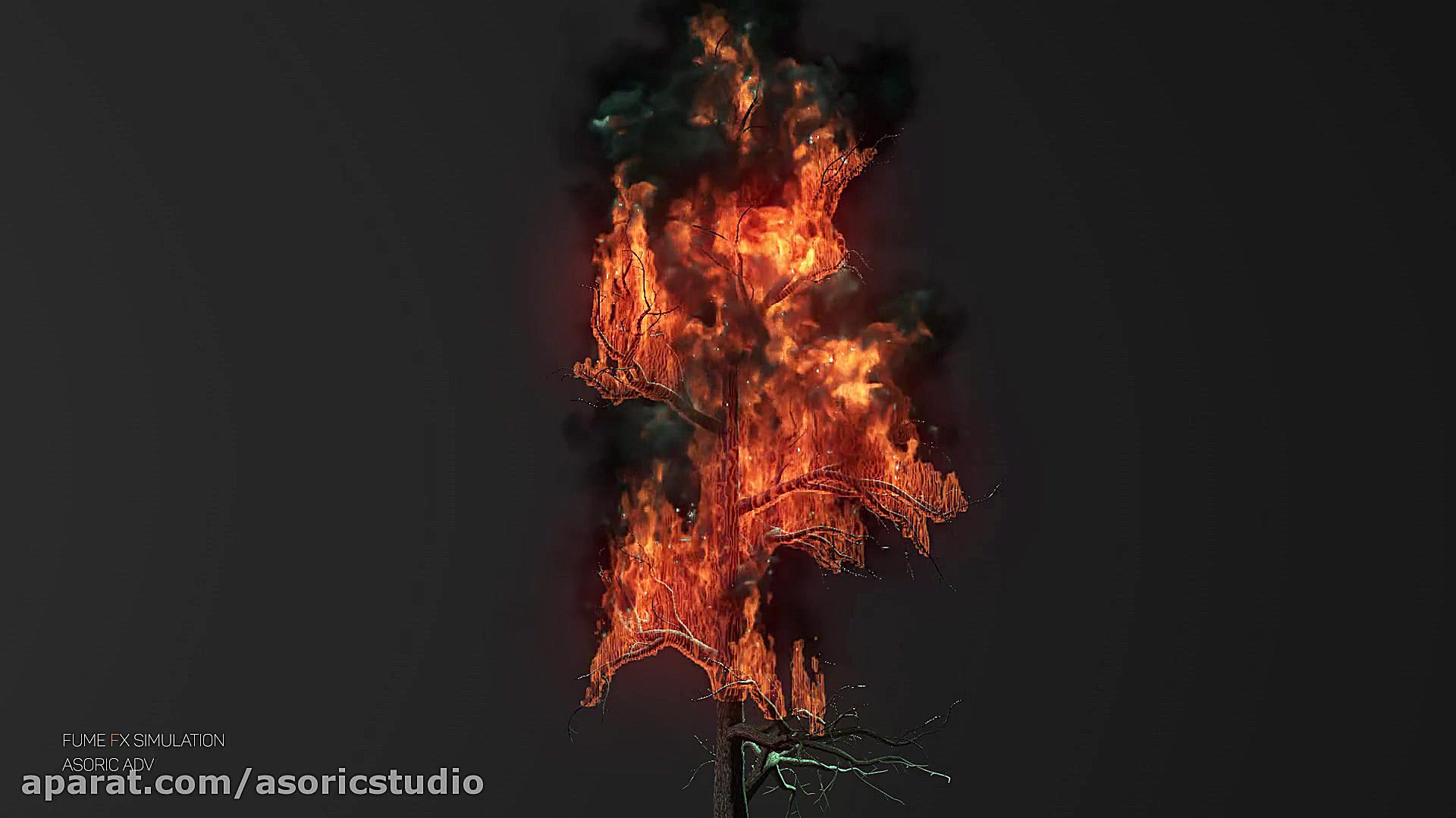 شبیه سازی آتش در سینما فوردی