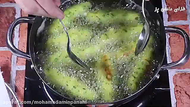 کوکو سیب زمینی پفکی بدون تخم م...