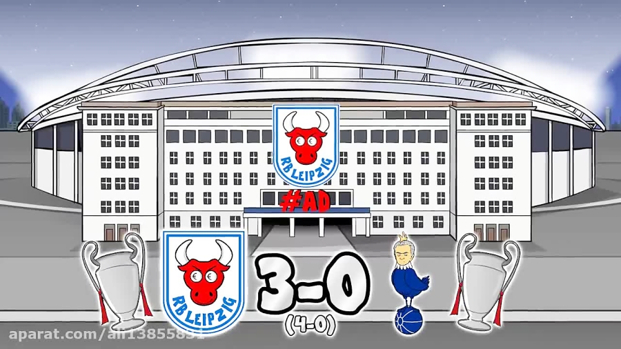 تاتنهام 0 لایپزیش 3 442oons