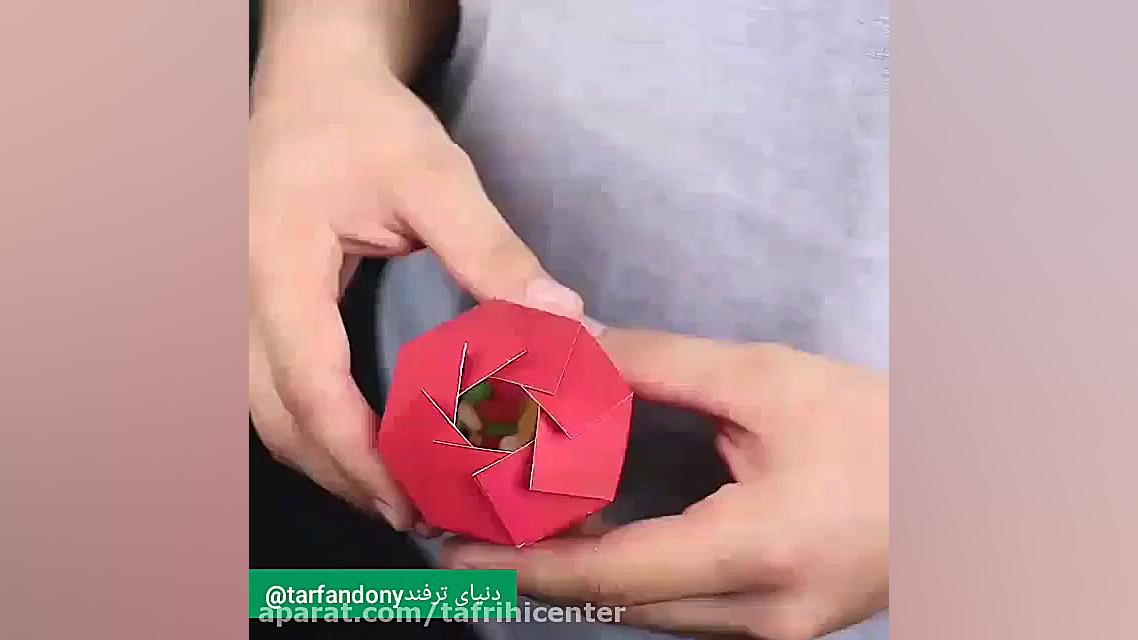 ساخت جعبه کادو با لیوان یکبار...