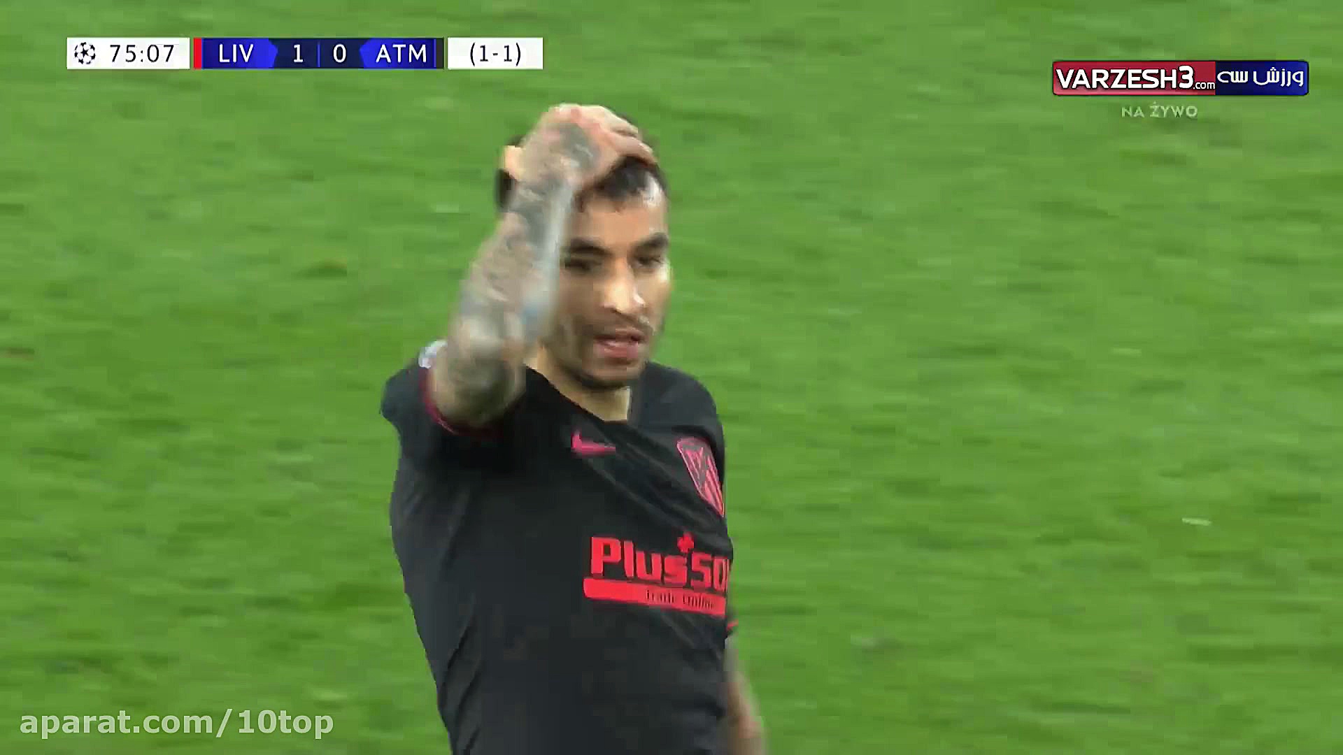 خلاصه بازی لیورپول 2  اتلتیکوم...