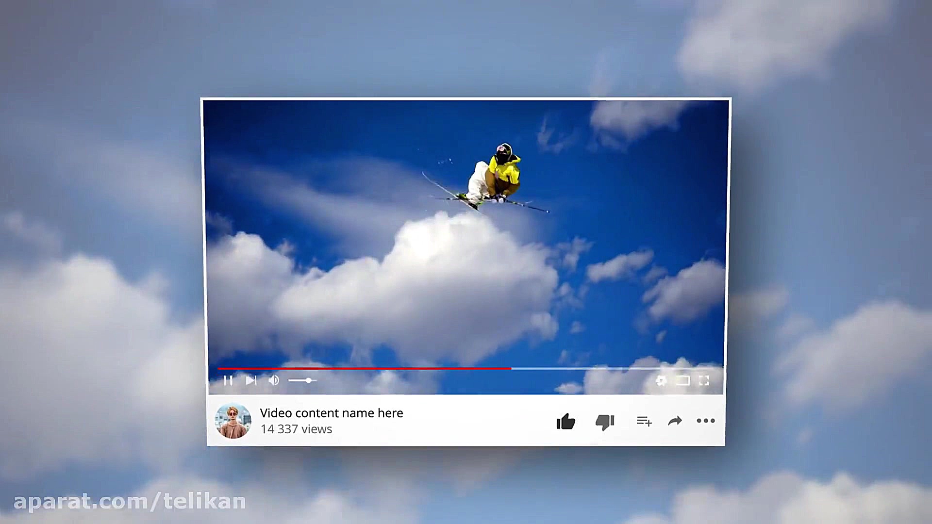 دانلود پروژه آماده افترافکت تی...