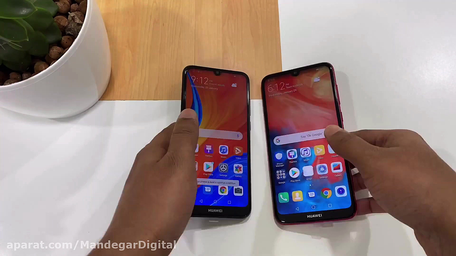 تست سرعت هواوی Y6s و Y7 Prime...