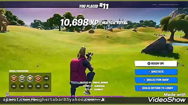 گیم پلی بازی fortnite برای ps4...
