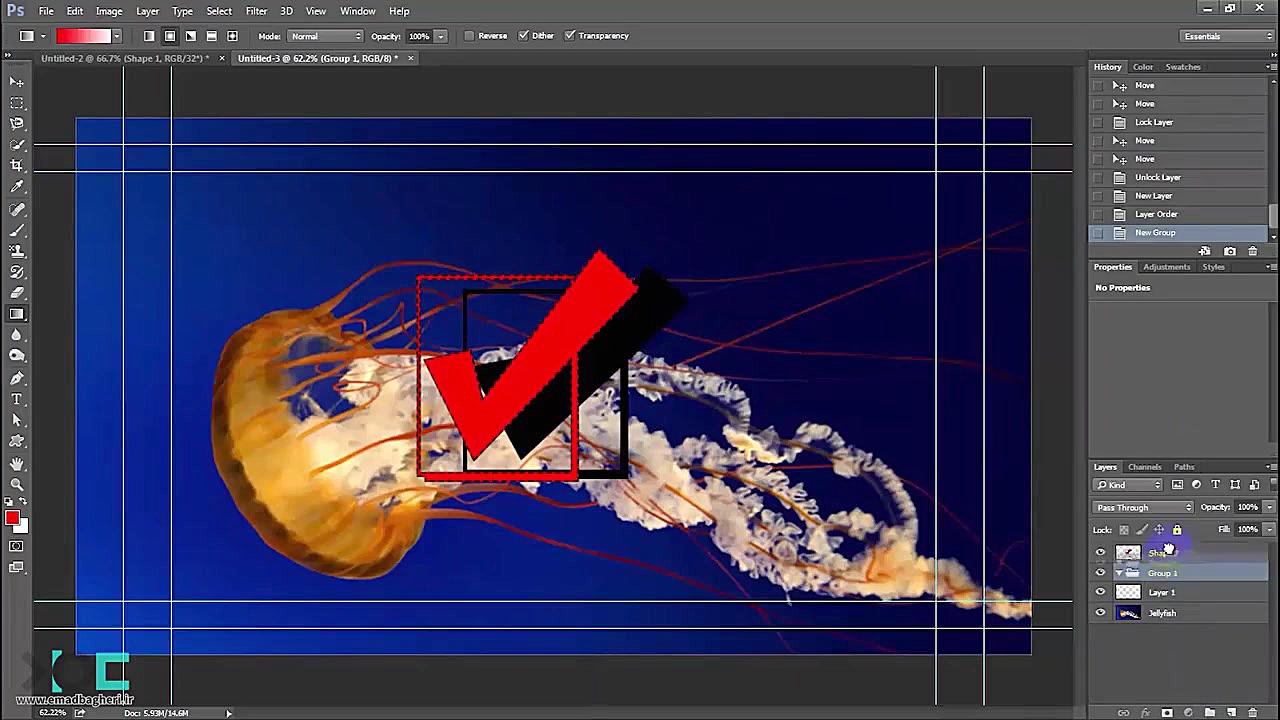 آموزش یک ساعته مقدمات فوتوشاپ...