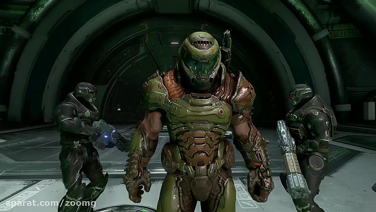 تریلر هنگام عرضه‌ی بازی DOOM E...