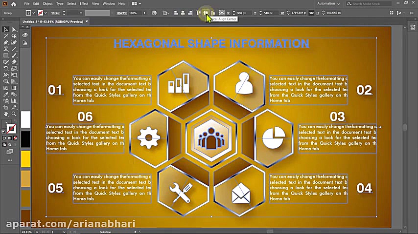 آموزش طراحی اینفوگرافیک با ایل...