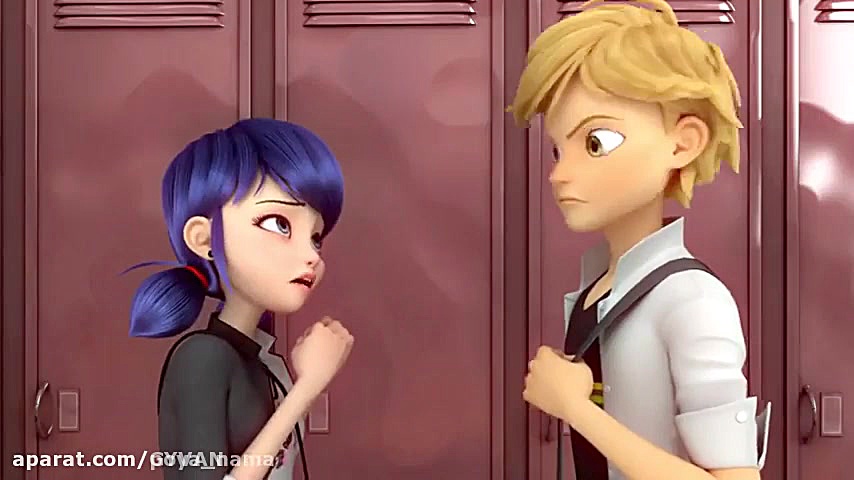 وقتی آدرین پستر های توی اتاق م...