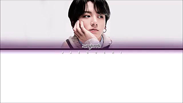 لیریک my time از کوکی BTS