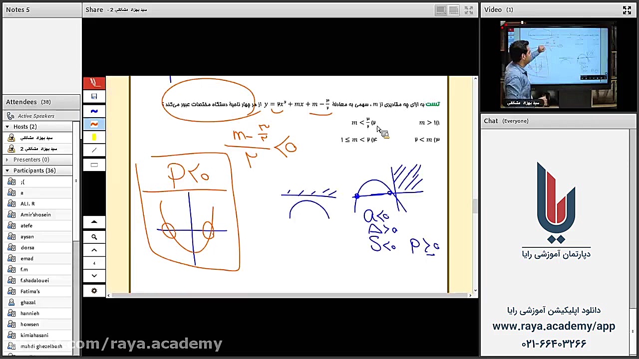 تدریس آنلاین حسابان استاد سجاد...