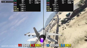 i3 8350K (5.0Ghz) vs Ryzen 5 2...